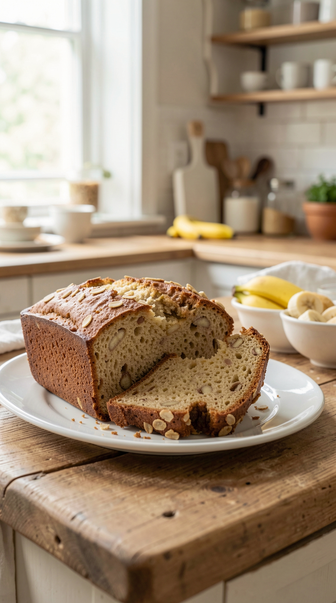Beginner Guide To Banana Bread For Better Texture featured image showing banana bread in a real home kitchen
