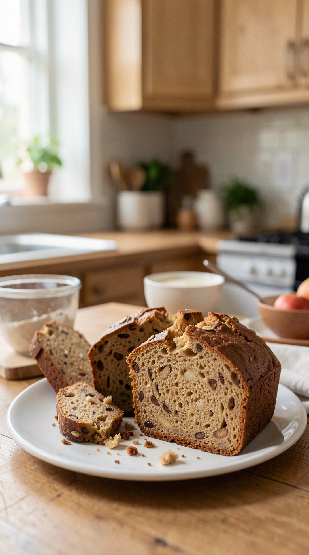 Beginner Guide To Banana Bread For More Reliable Rise featured image showing banana bread in a real home kitchen
