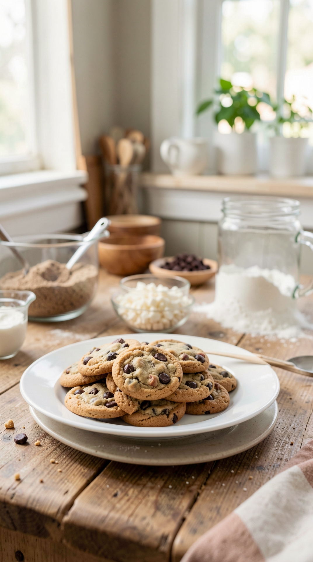 Beginner Guide To Cookies For Better Texture featured image showing cookies in a real home kitchen