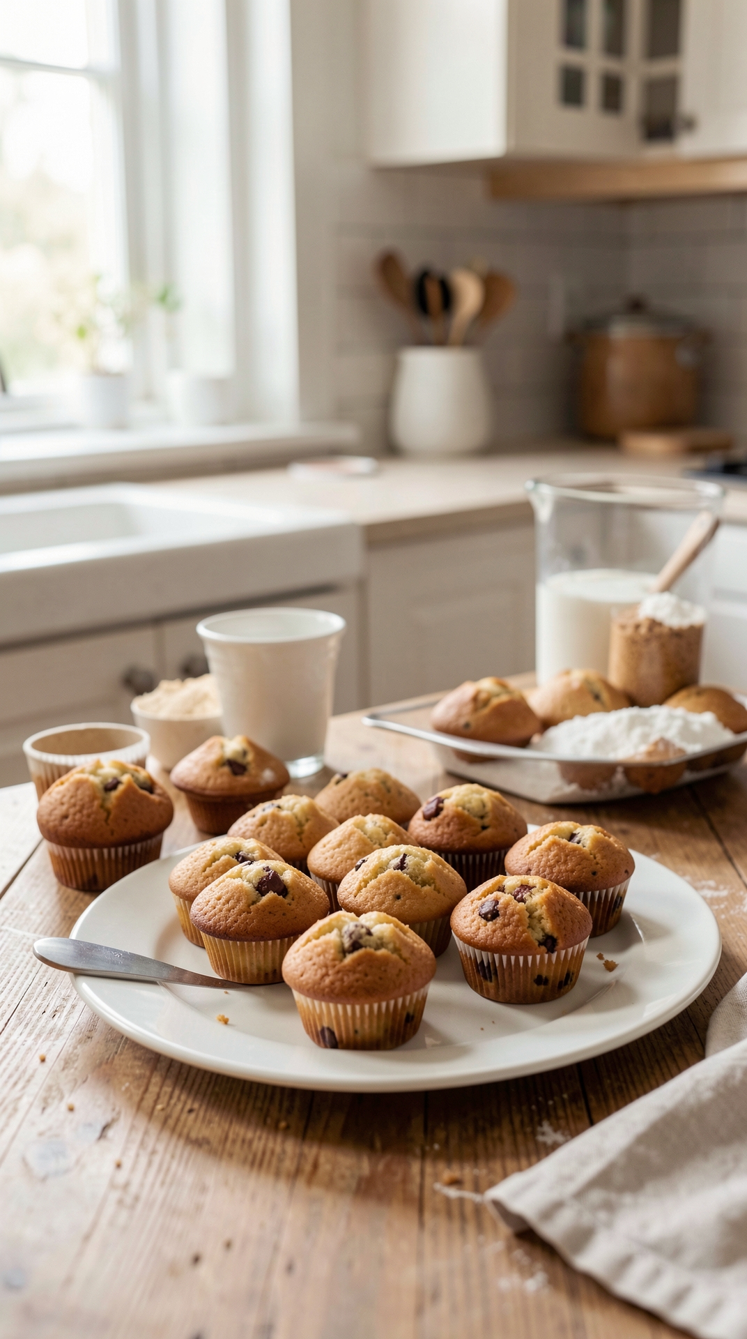 Beginner Guide To Muffins For Less Waste When Baking featured image showing muffins in a real home kitchen