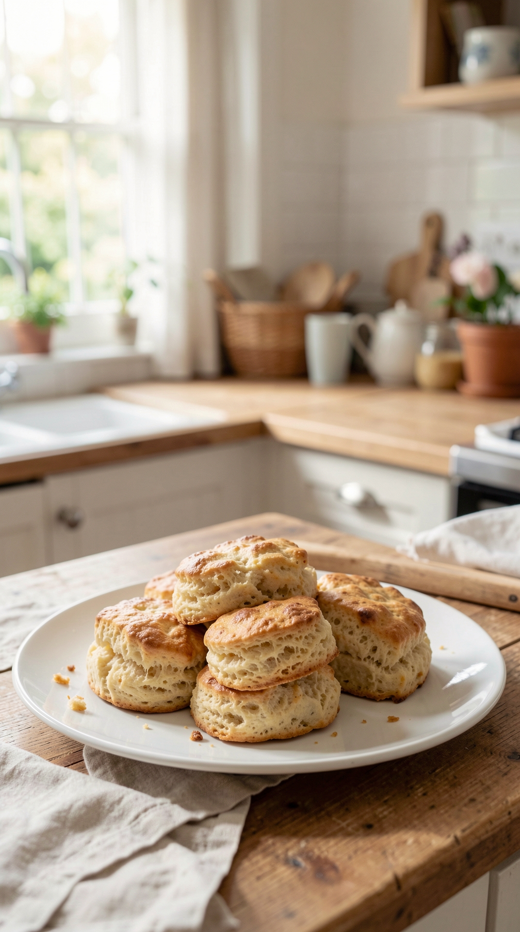 Beginner Guide To Scones For More Reliable Rise featured image showing scones in a real home kitchen