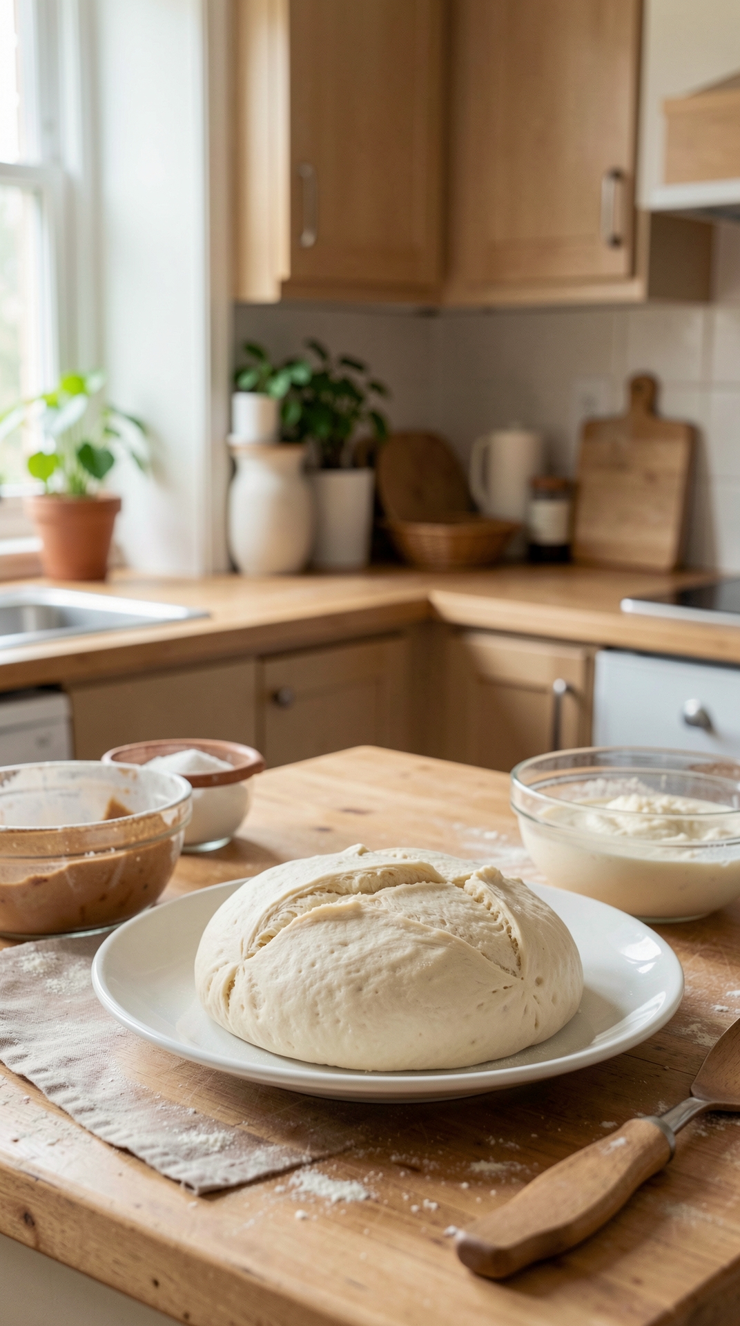 Beginner Guide To Yeast Dough For Cleaner Flavor featured image showing yeast dough in a real home kitchen