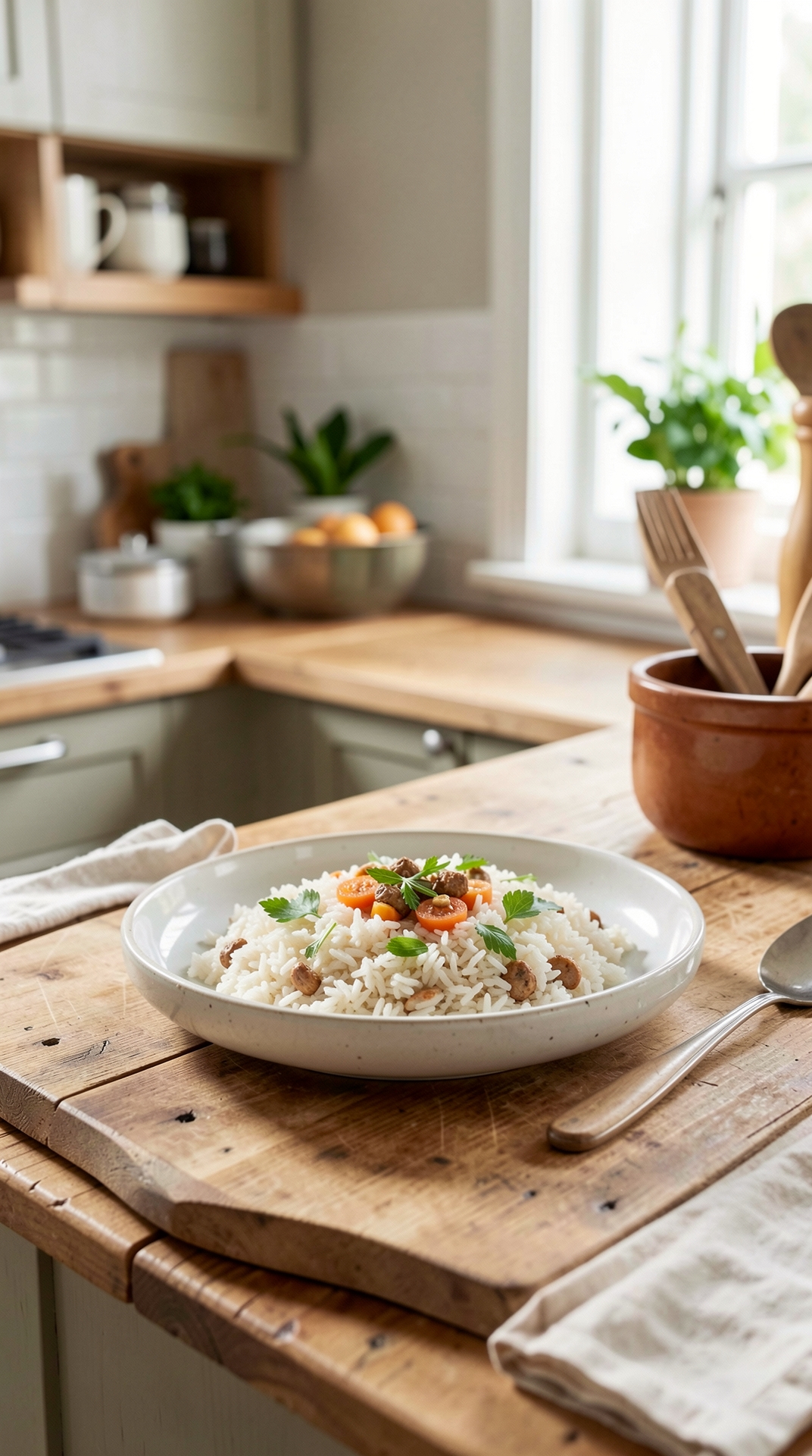 Best Approach To Cooking Rice For Better Texture Every Time featured image showing cooking rice in a real home kitchen