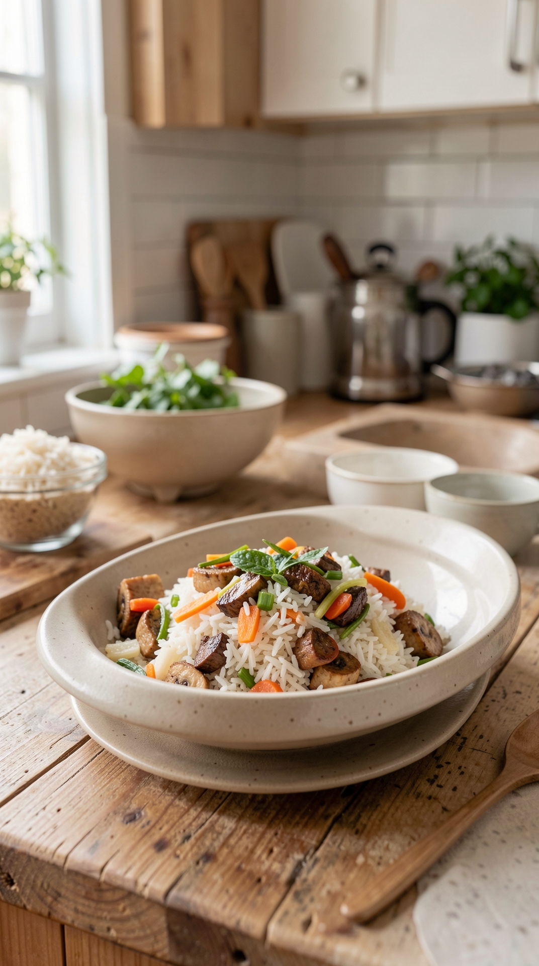 Best Approach To Cooking Rice For Consistent Doneness featured image showing cooking rice in a real home kitchen
