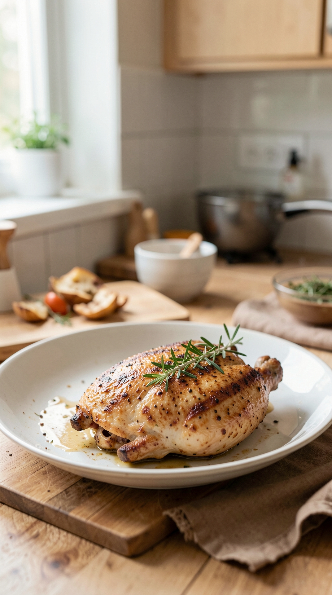 Best Approach To Pan-Searing Chicken For Better Texture Every Time featured image showing pan-searing chicken in a real home kitchen