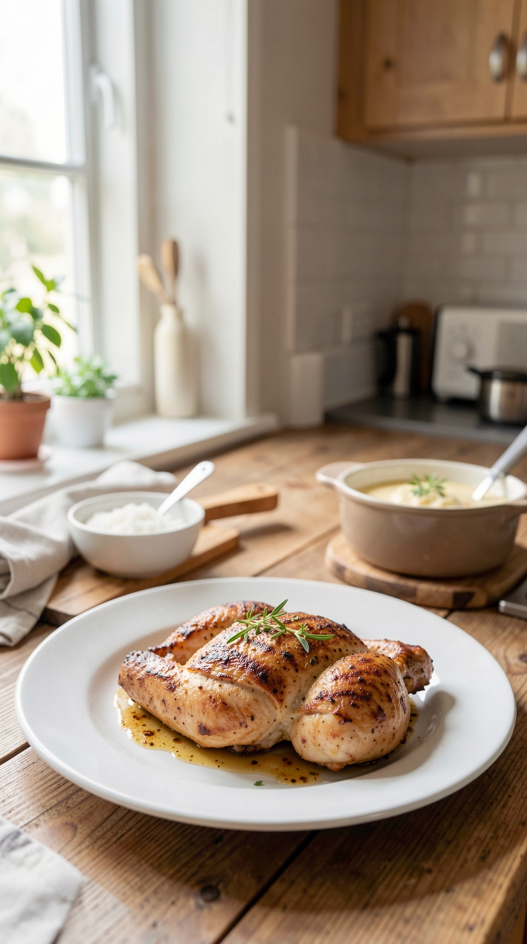 Best Approach To Pan-Searing Chicken For Less Guesswork featured image showing pan-searing chicken in a real home kitchen