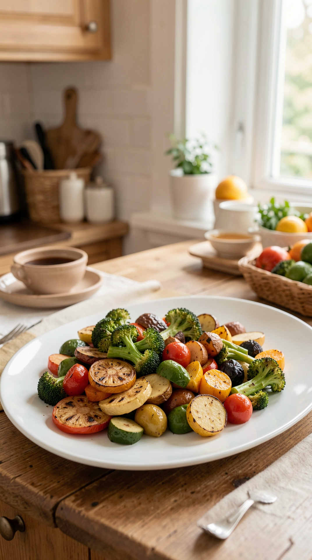 Best Approach To Roasting Vegetables For Better Texture Every Time featured image showing roasting vegetables in a real home kitchen