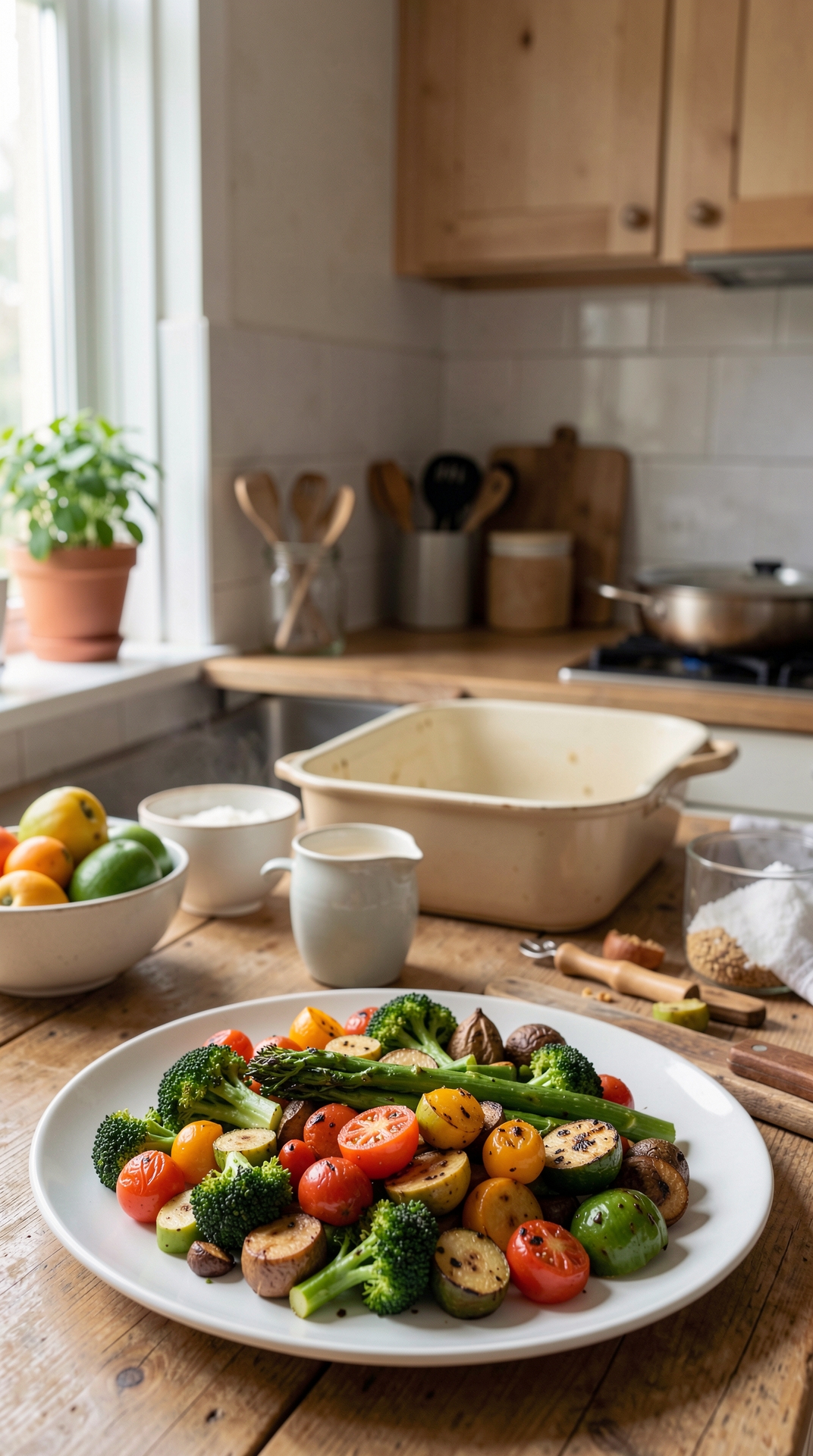 Best Approach To Roasting Vegetables For More Flavor Development featured image showing roasting vegetables in a real home kitchen