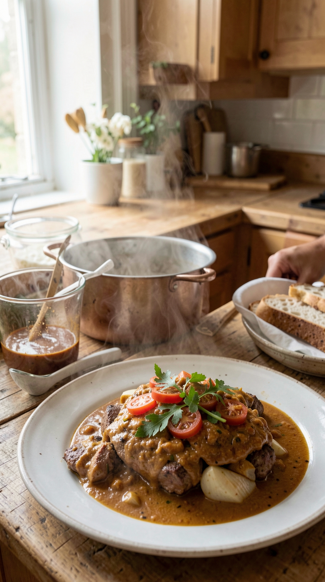 Best Approach To Simmering Sauces For Better Texture Every Time featured image showing simmering sauces in a real home kitchen