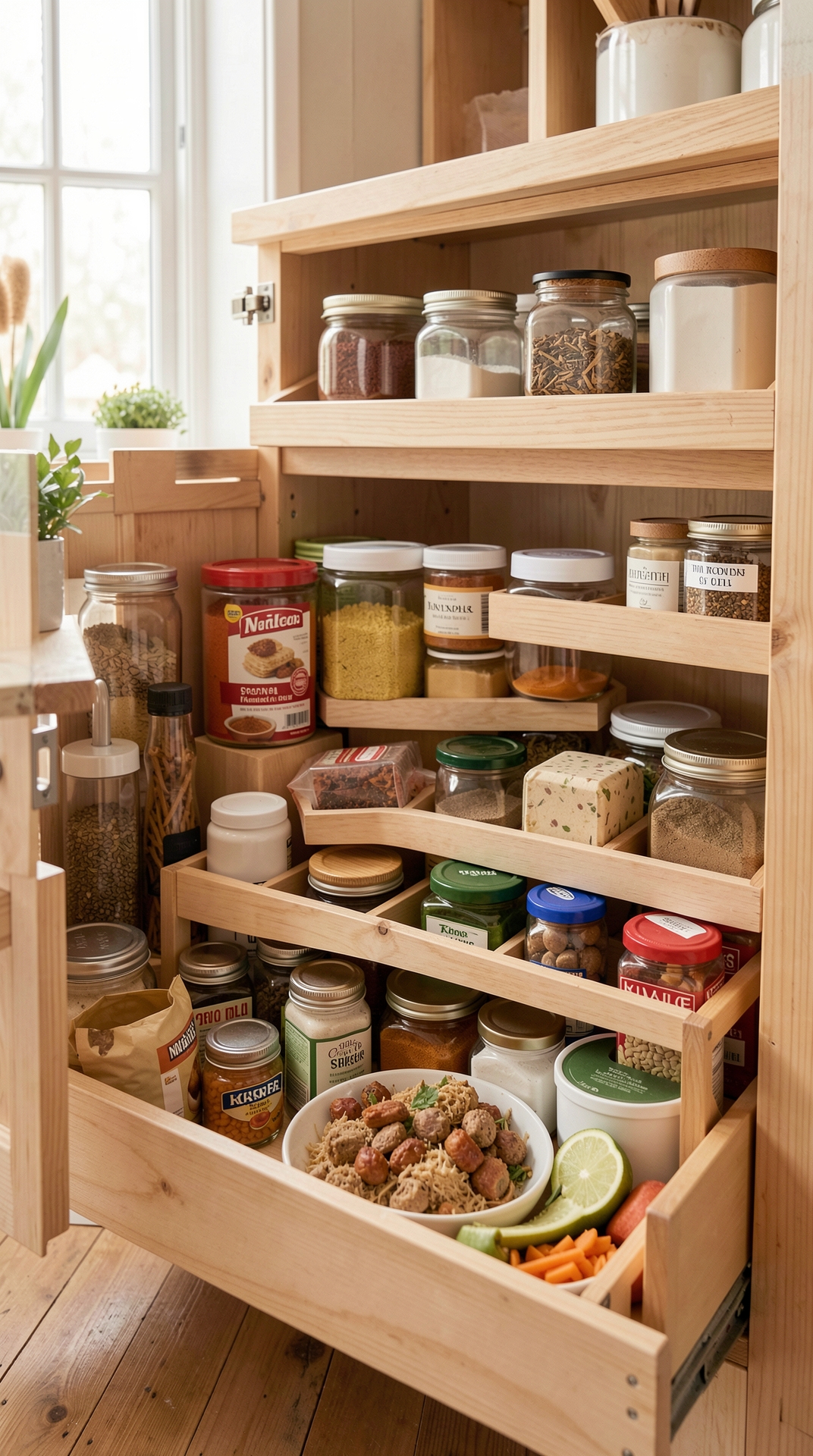 Best Layout For Spice Drawers For Simpler Cleanup featured image showing spice drawers in a real home kitchen