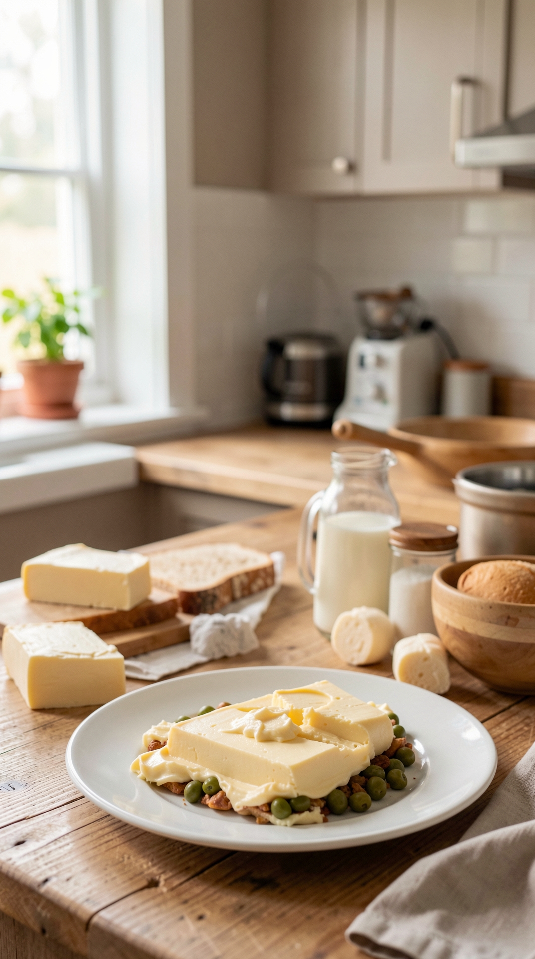 Best Uses For Butter For Less Spoilage featured image showing butter in a real home kitchen