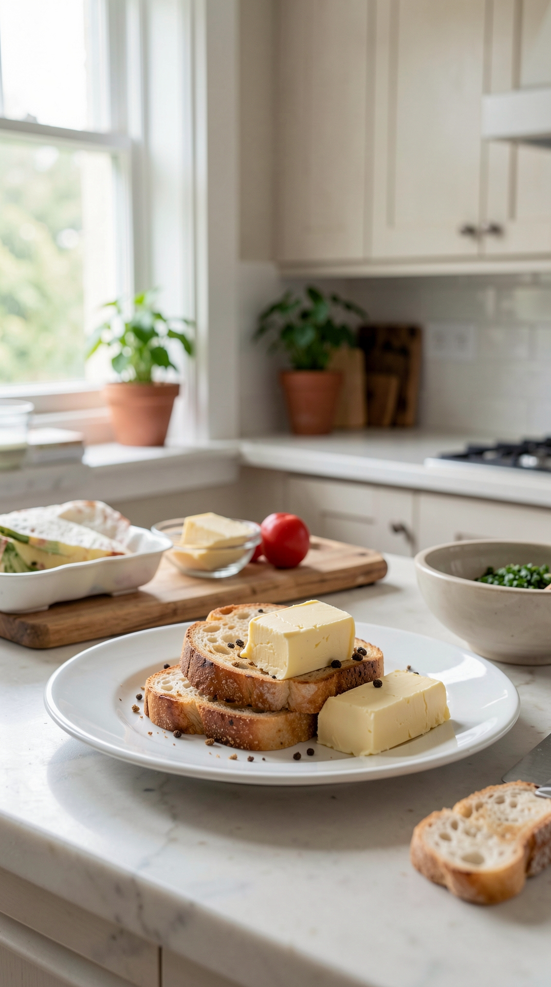 Best Uses For Butter For Less Spoilage featured image showing butter in a real home kitchen