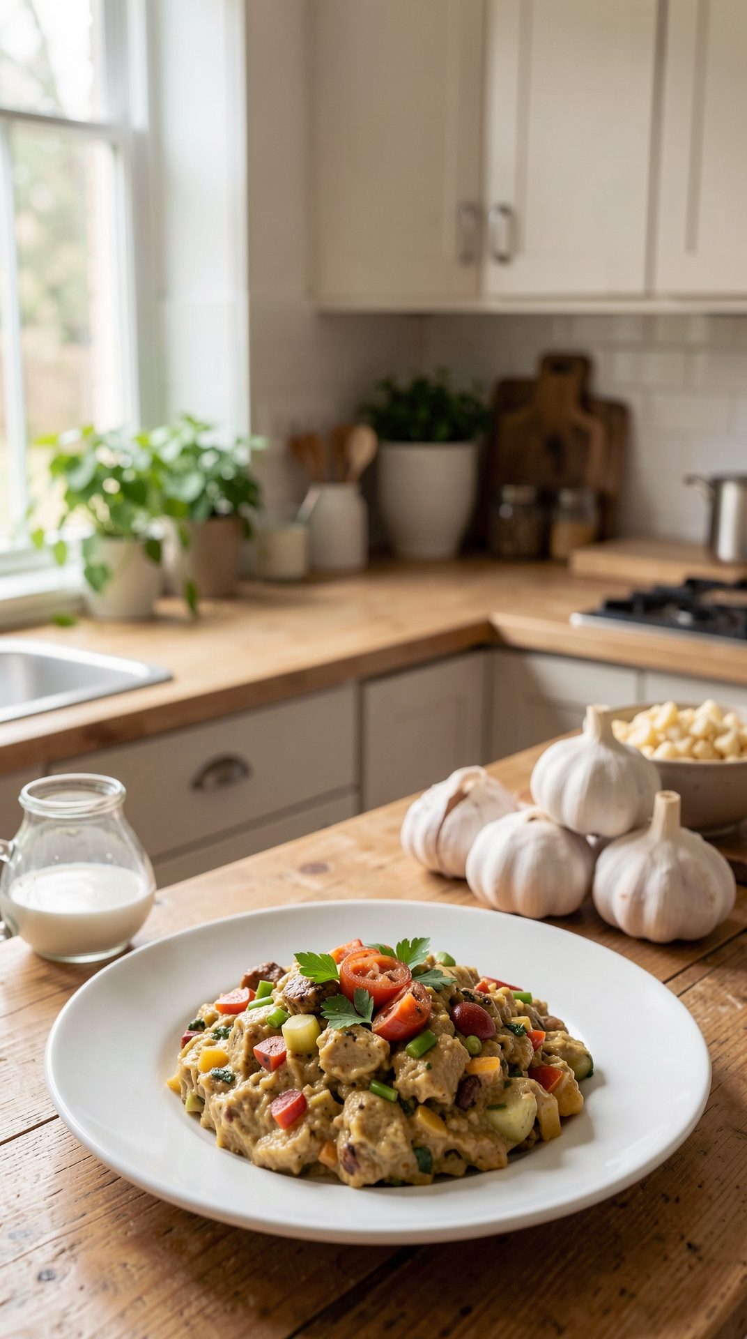 Best Uses For Garlic For More Confident Substitutions featured image showing garlic in a real home kitchen