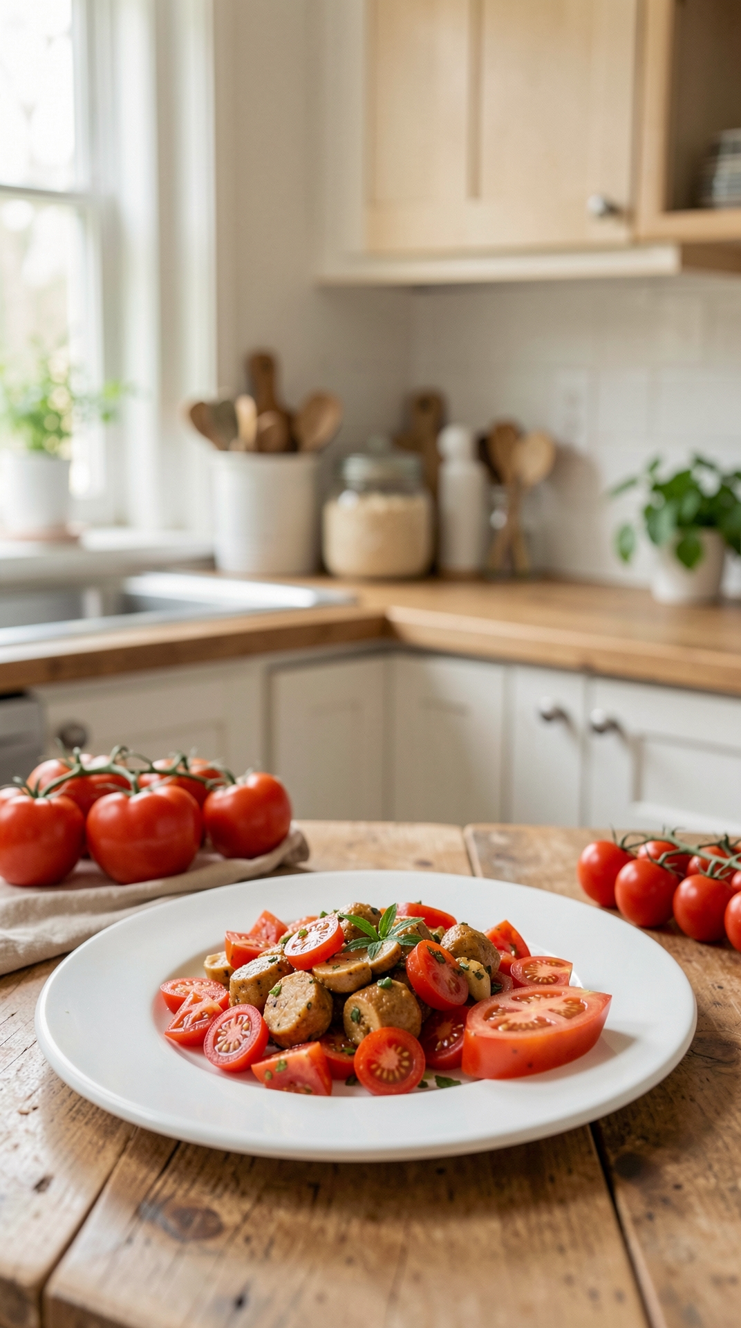 Best Uses For Tomatoes For Stronger Flavor featured image showing tomatoes in a real home kitchen