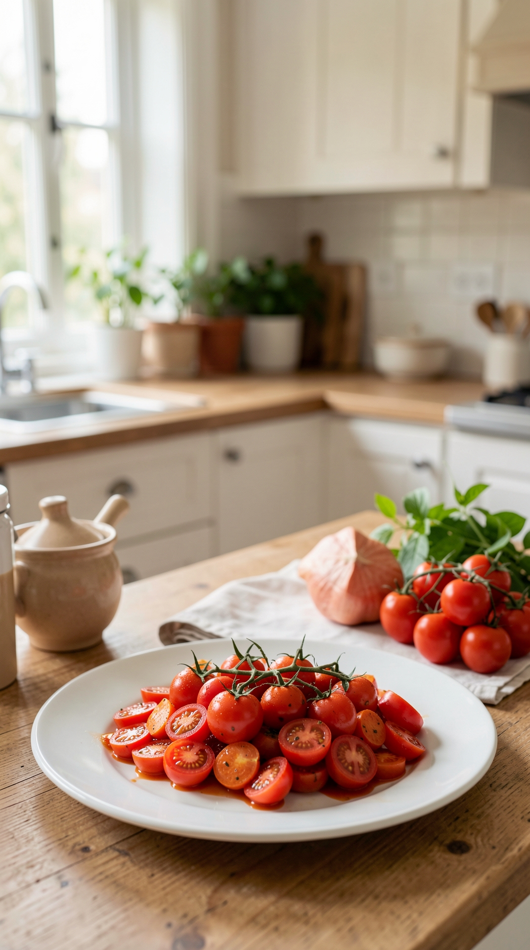 Best Uses For Tomatoes For Stronger Flavor featured image showing tomatoes in a real home kitchen
