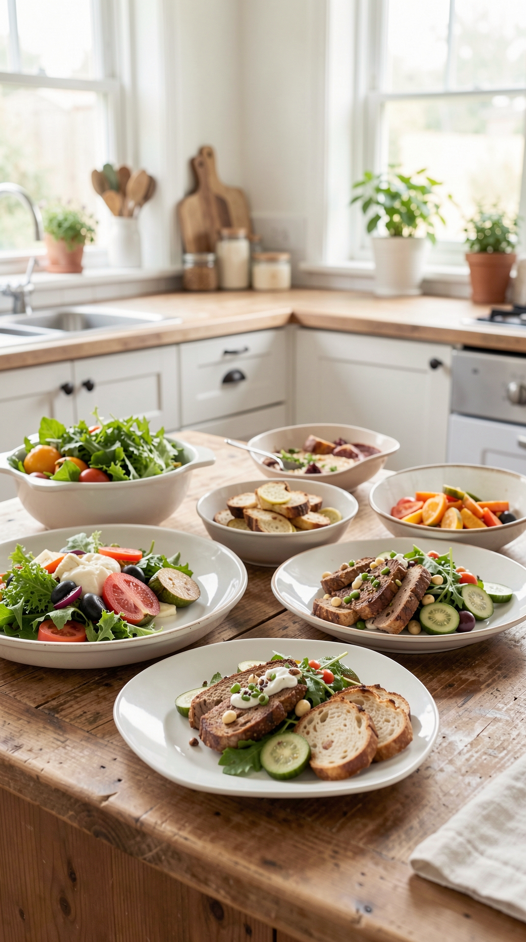 Best Way To Organize Balanced Plates For Easier Leftovers featured image showing balanced plates in a real home kitchen