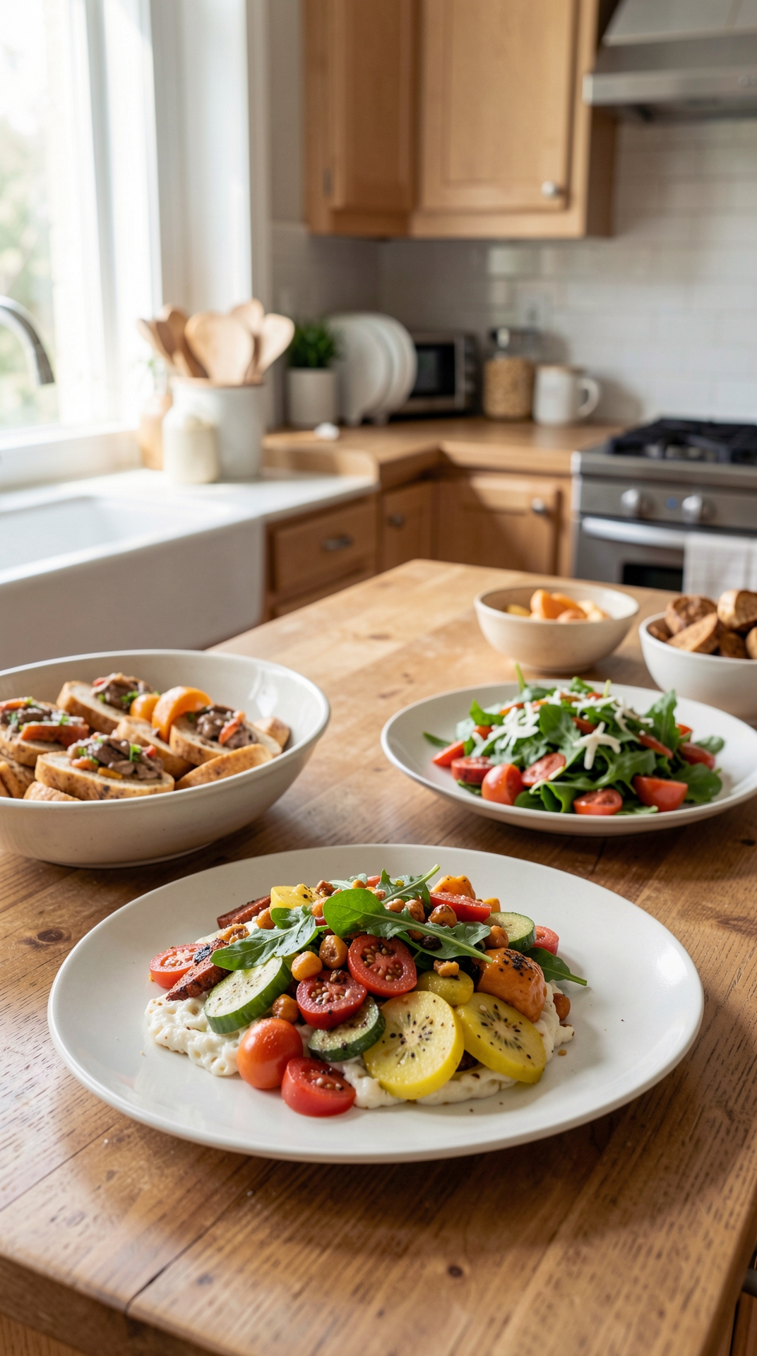 Best Way To Organize Balanced Plates For Less Stress On Weeknights featured image showing balanced plates in a real home kitchen