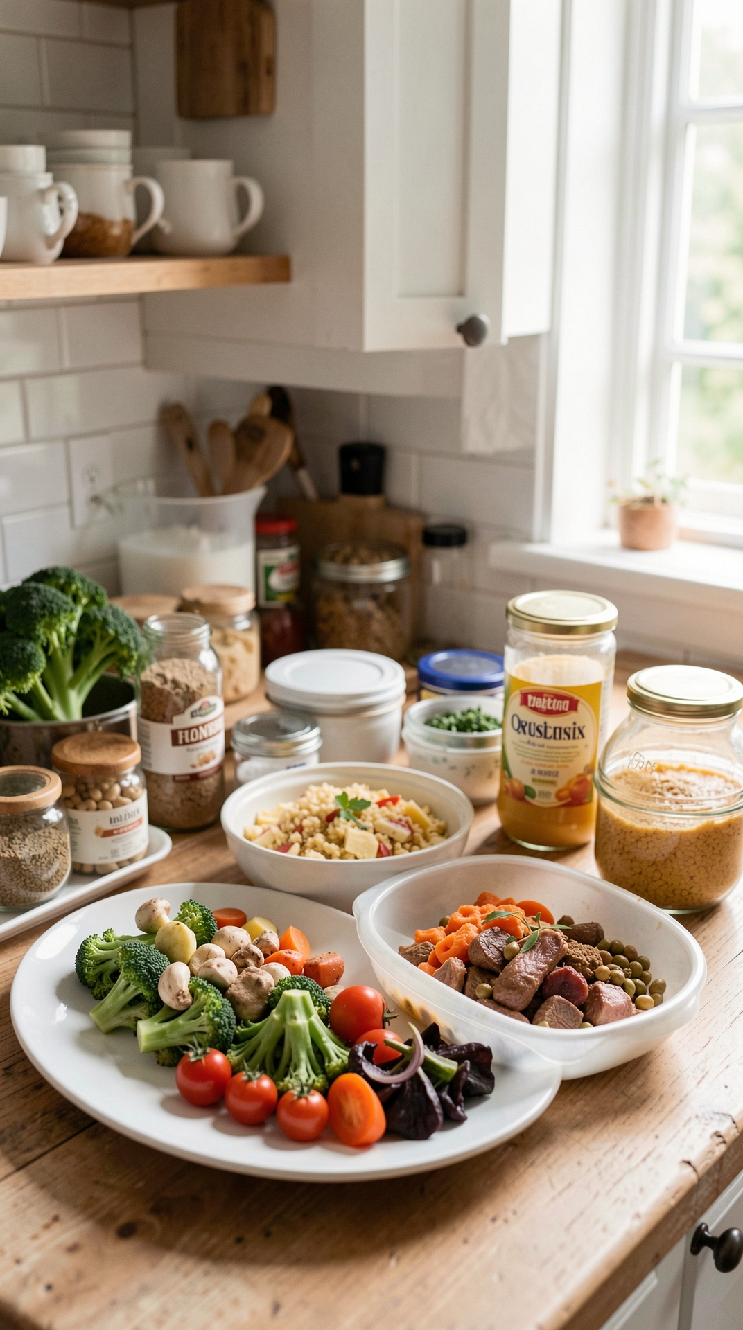 Best Way To Organize Batch Cooking For Smarter Use Of Pantry Ingredients featured image showing batch cooking in a real home kitchen