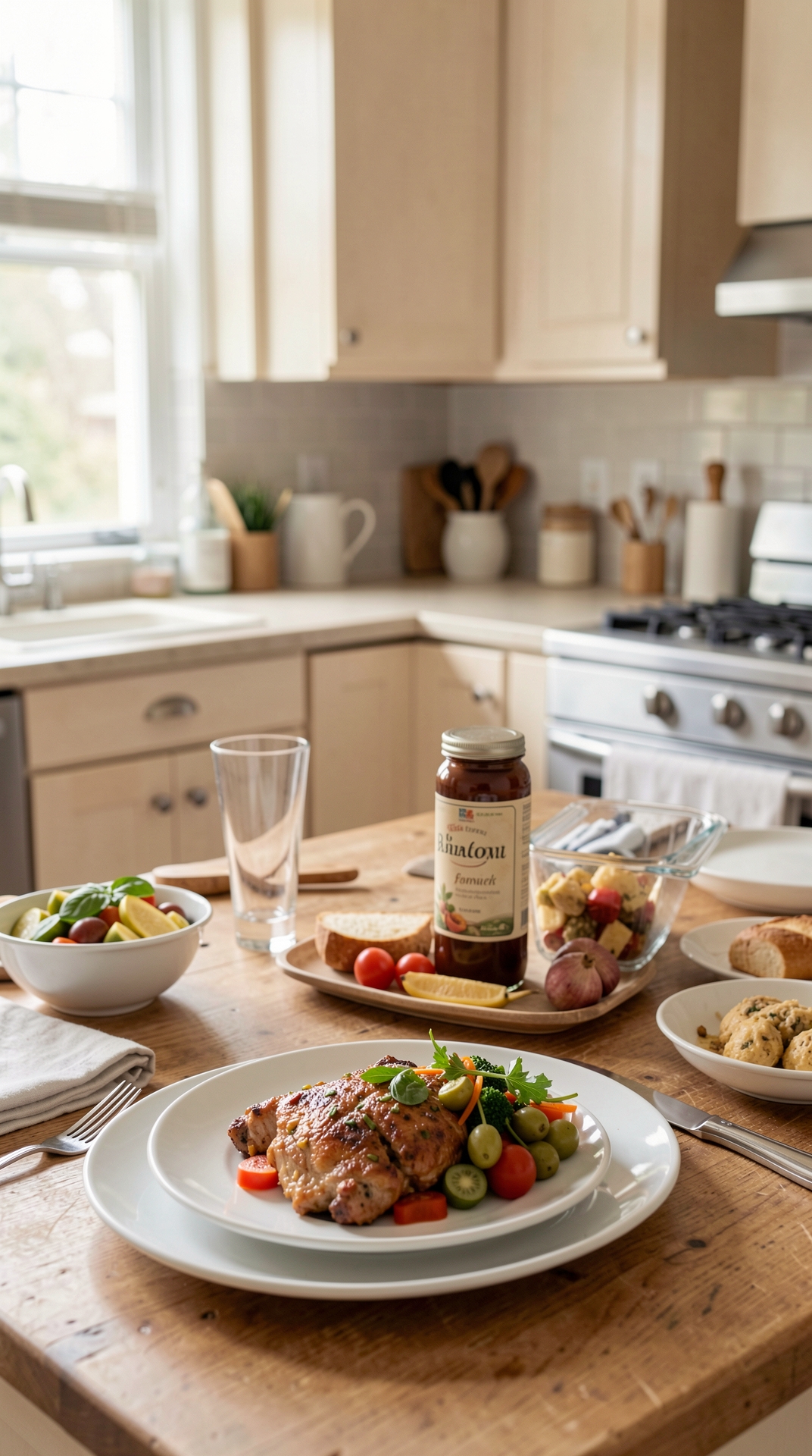 Best Way To Organize Family Dinners For Less Stress On Weeknights featured image showing family dinners in a real home kitchen