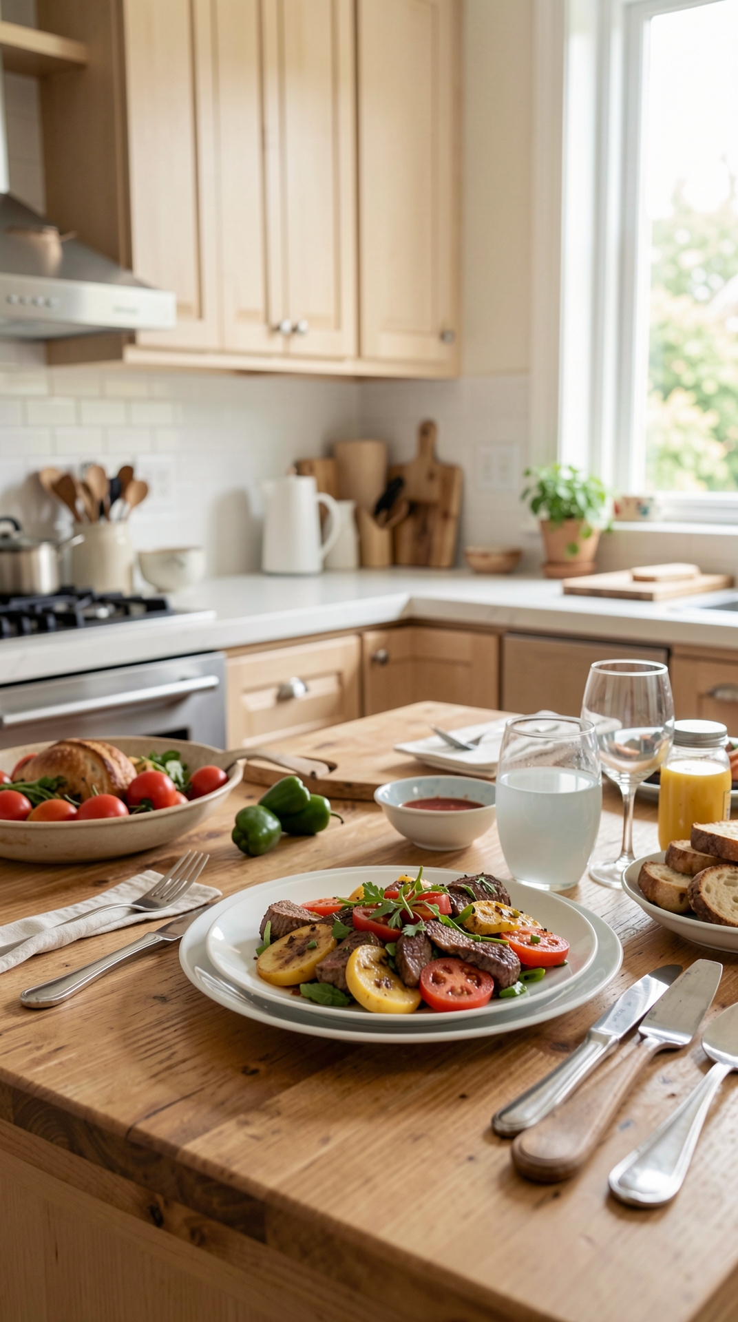 Best Way To Organize Family Dinners For Less Stress On Weeknights featured image showing family dinners in a real home kitchen