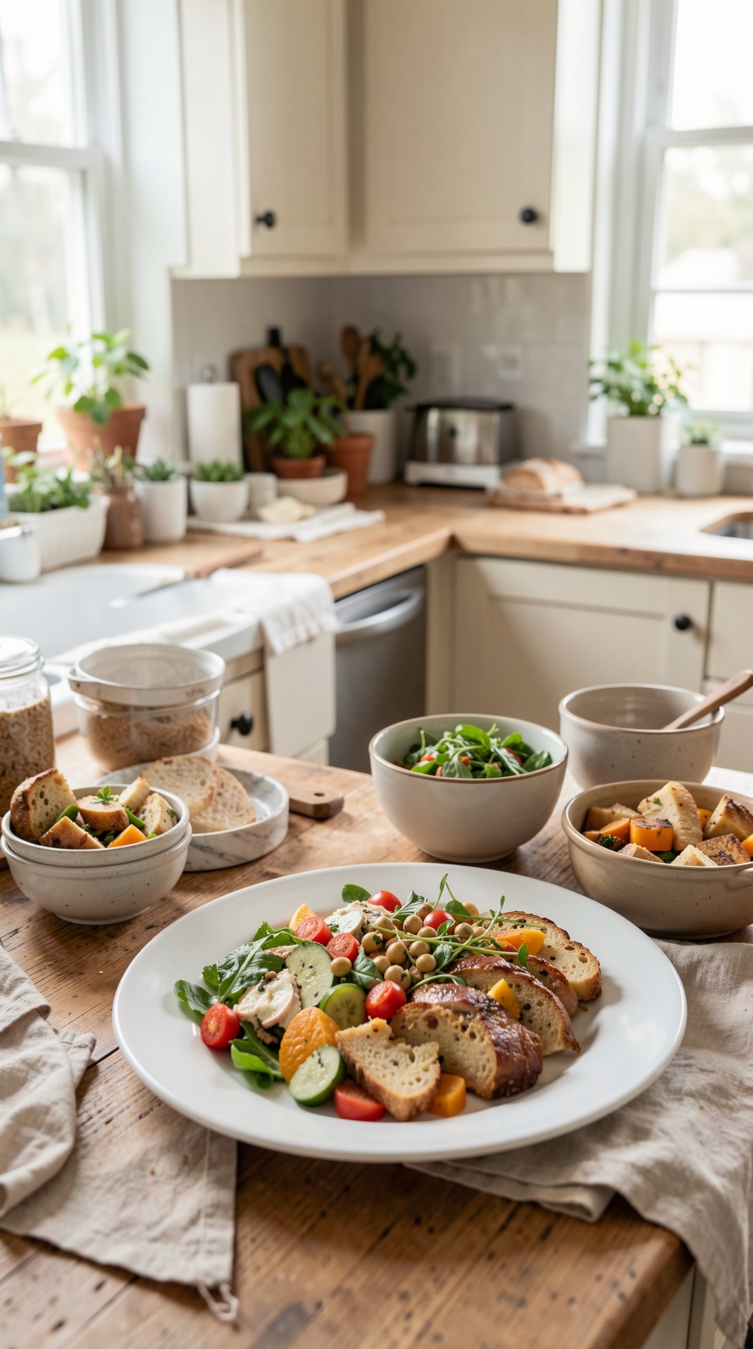 Best Way To Organize Sunday Prep For Easier Leftovers featured image showing Sunday prep in a real home kitchen