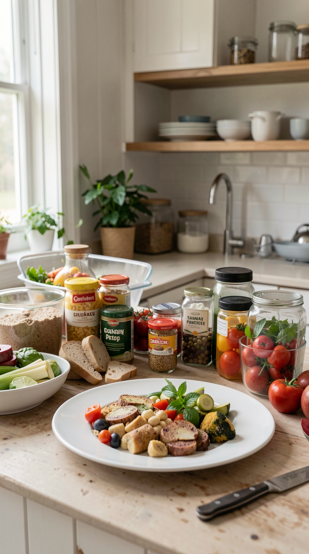 Best Way To Organize Sunday Prep For Smarter Use Of Pantry Ingredients featured image showing Sunday prep in a real home kitchen