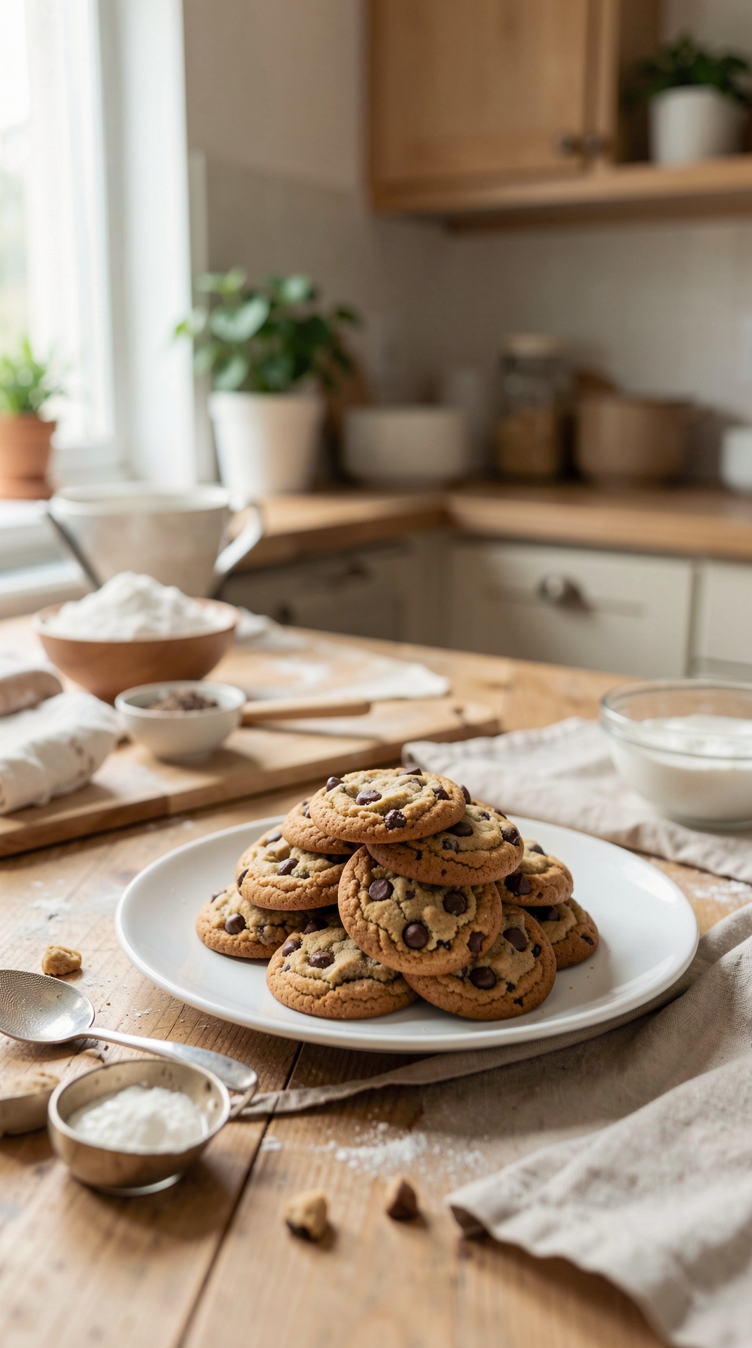 Common Problems With Cookies For Better Texture featured image showing cookies in a real home kitchen