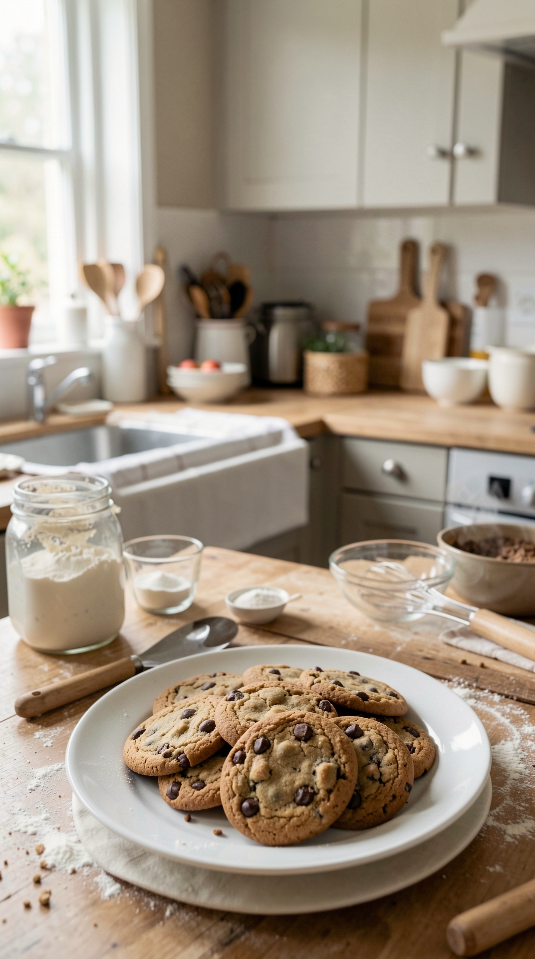 Common Problems With Cookies For Less Waste When Baking featured image showing cookies in a real home kitchen