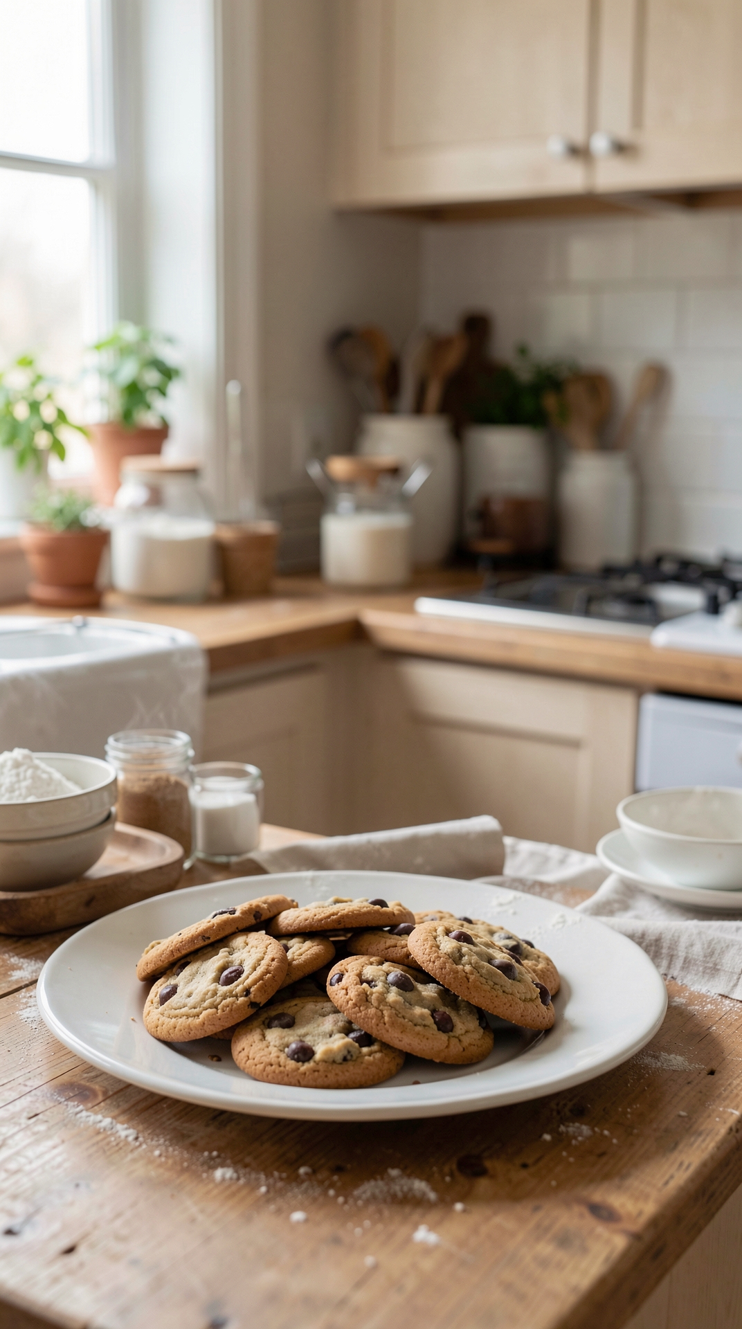 Common Problems With Cookies For Less Waste When Baking featured image showing cookies in a real home kitchen