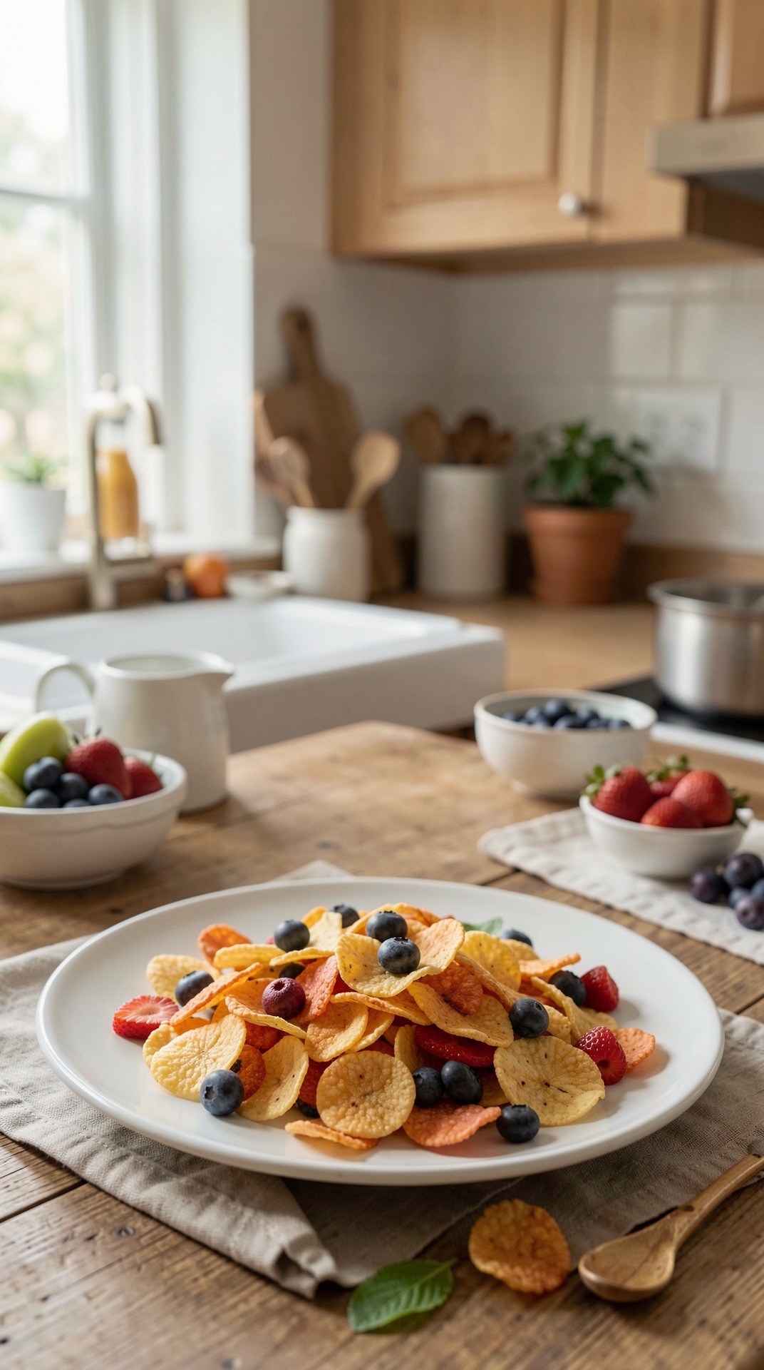 Common Problems With Fruit Crisps For Better Texture featured image showing fruit crisps in a real home kitchen