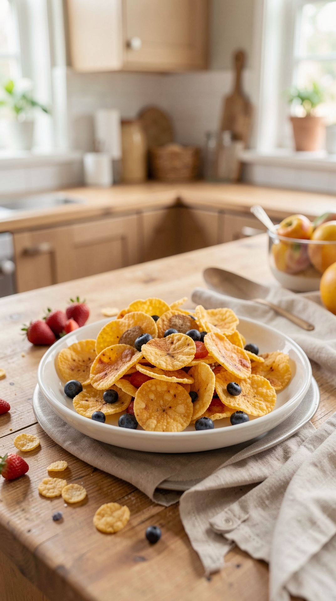 Common Problems With Fruit Crisps For Better Texture featured image showing fruit crisps in a real home kitchen