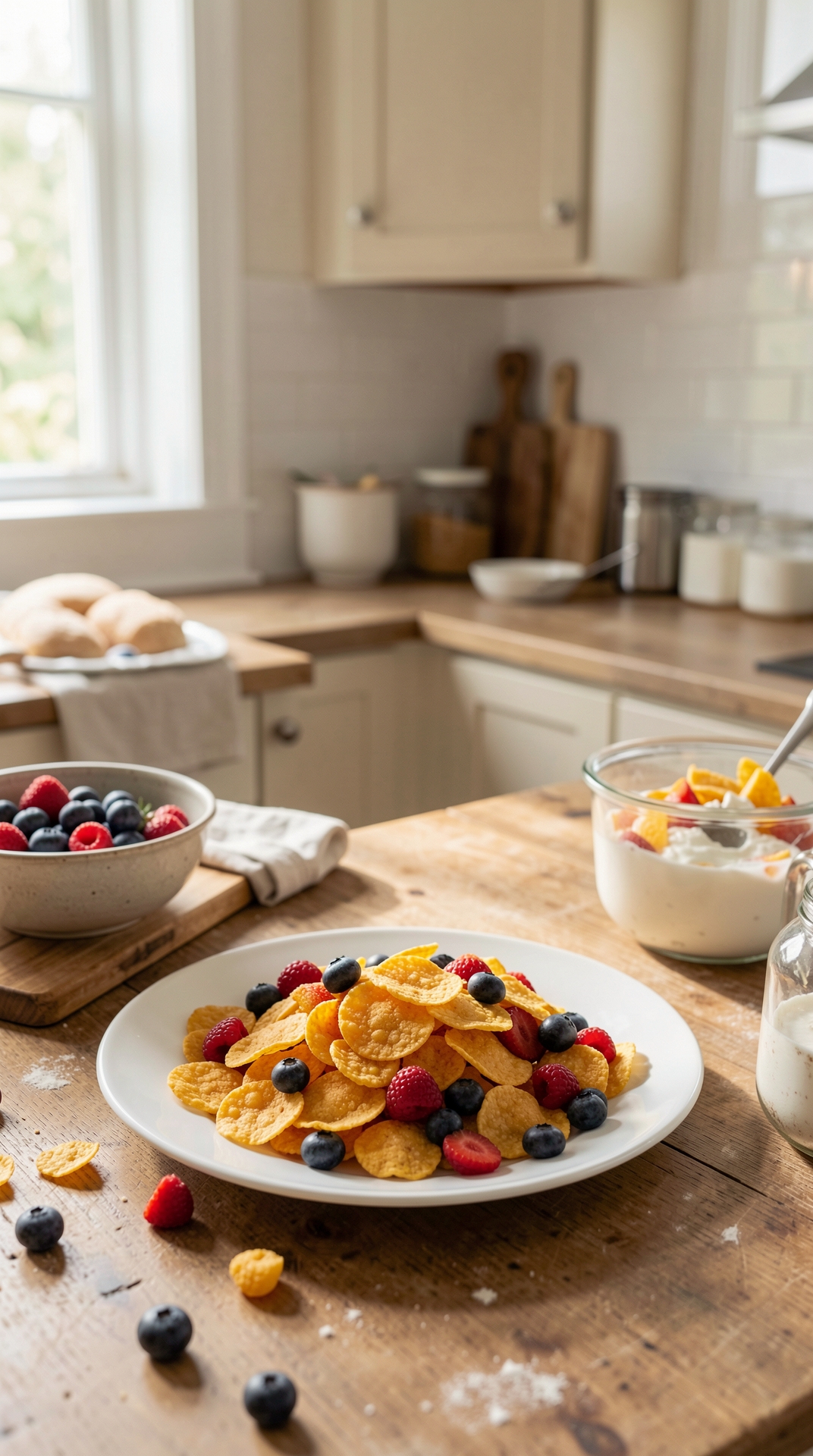 Common Problems With Fruit Crisps For Less Waste When Baking featured image showing fruit crisps in a real home kitchen