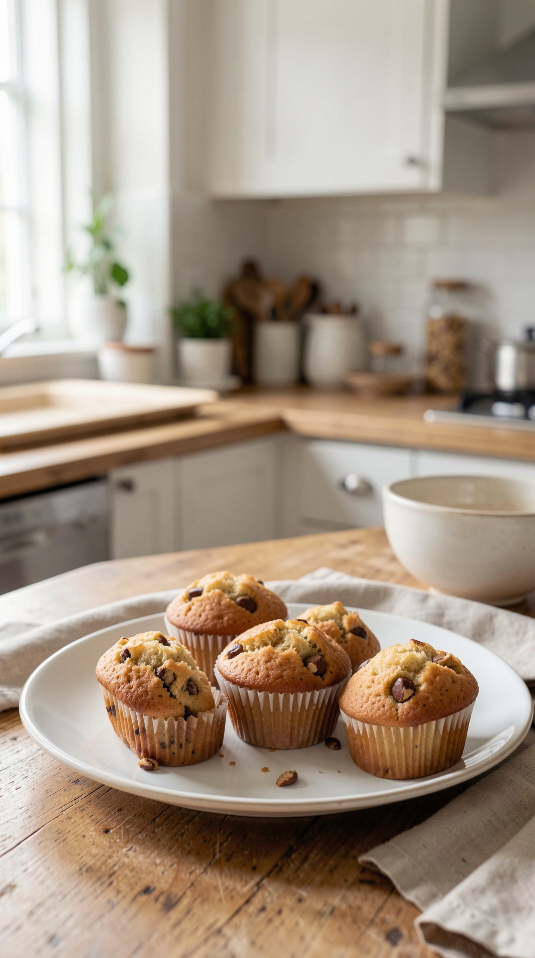 Common Problems With Muffins For Better Texture featured image showing muffins in a real home kitchen