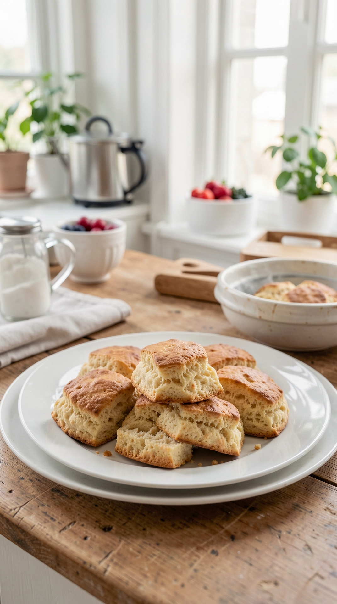Common Problems With Scones For Even Browning featured image showing scones in a real home kitchen