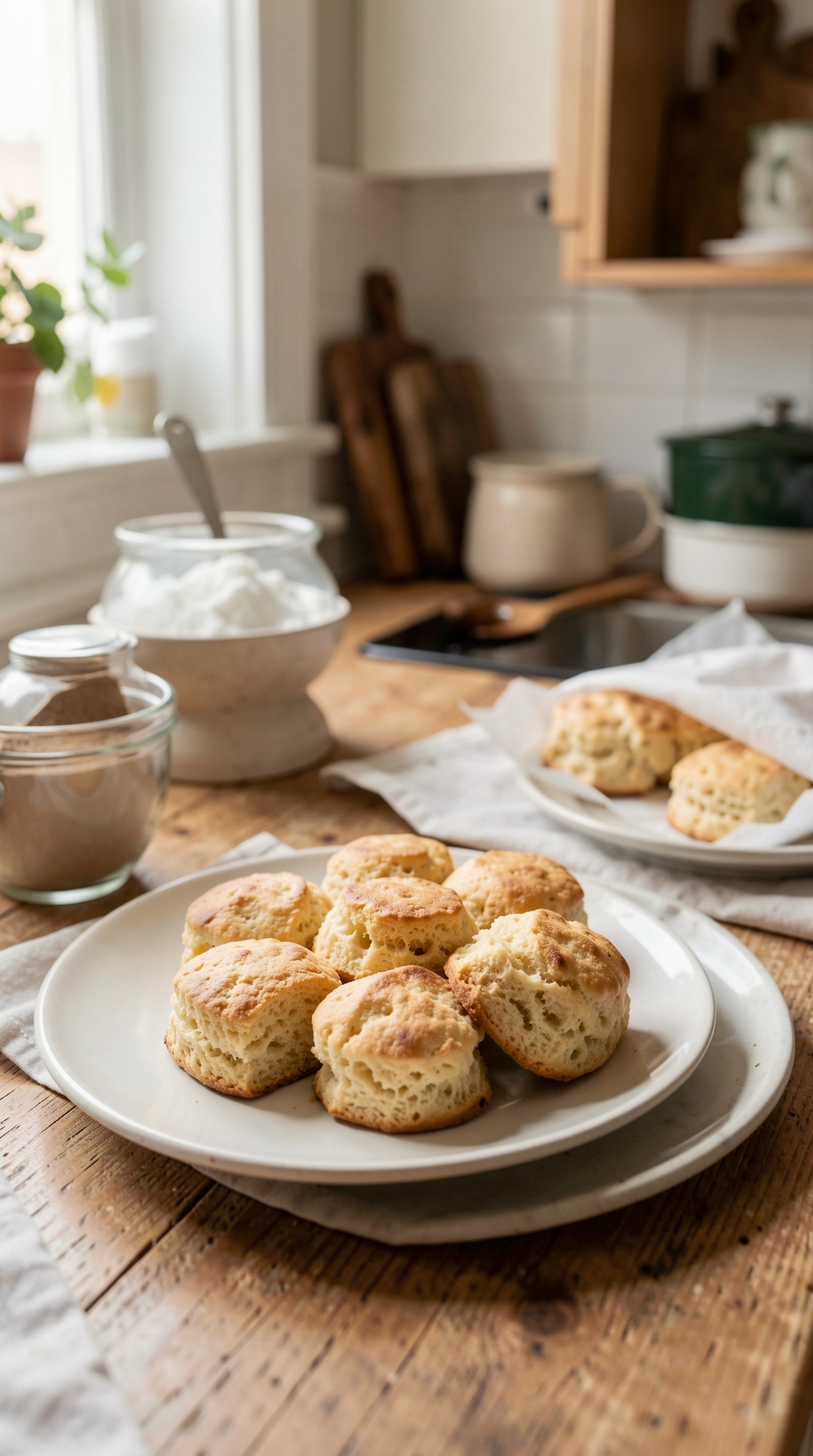 Common Problems With Scones For Even Browning featured image showing scones in a real home kitchen