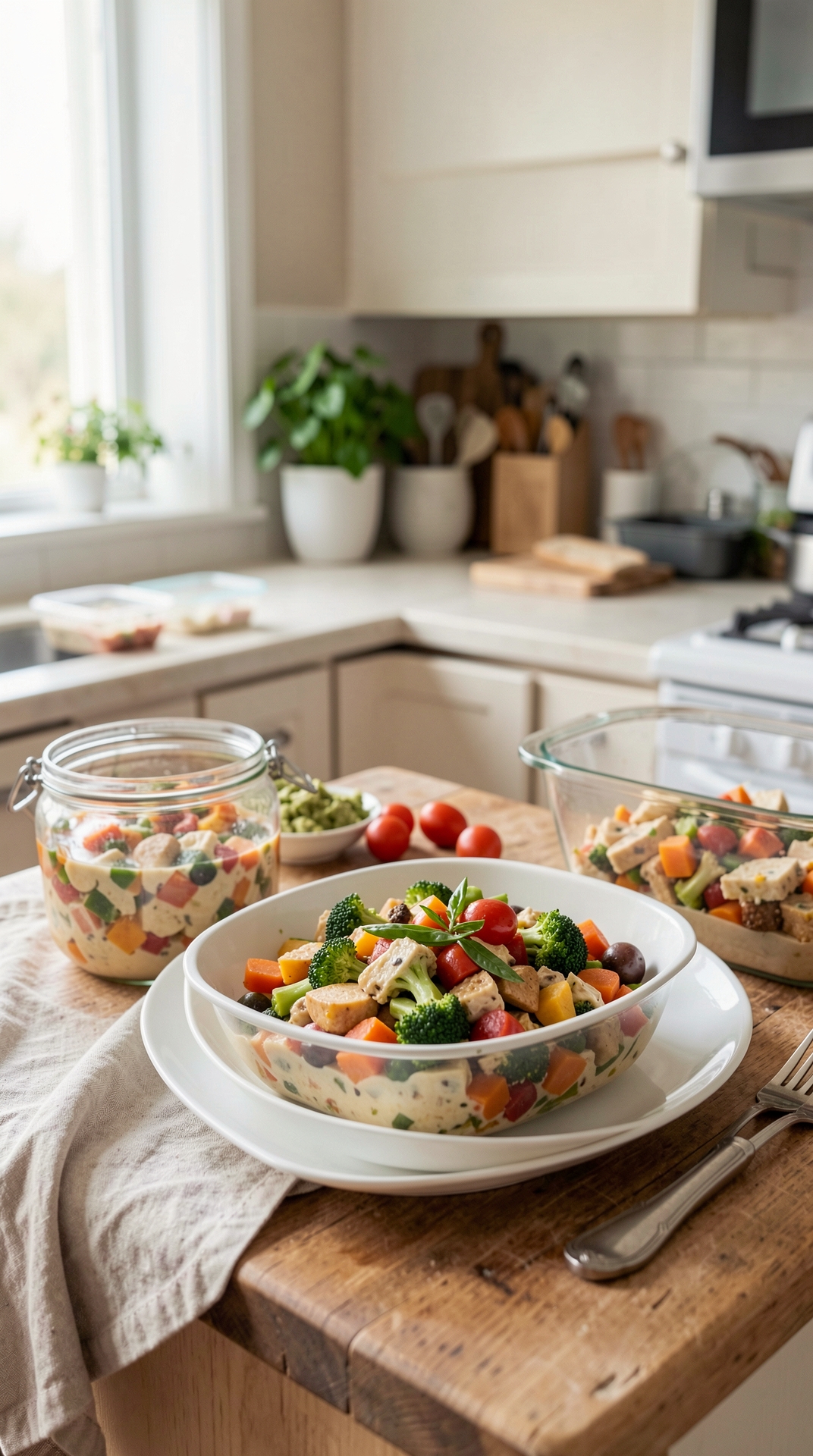 Easy Ways To Improve Freezer Meals For Less Food Waste featured image showing freezer meals in a real home kitchen