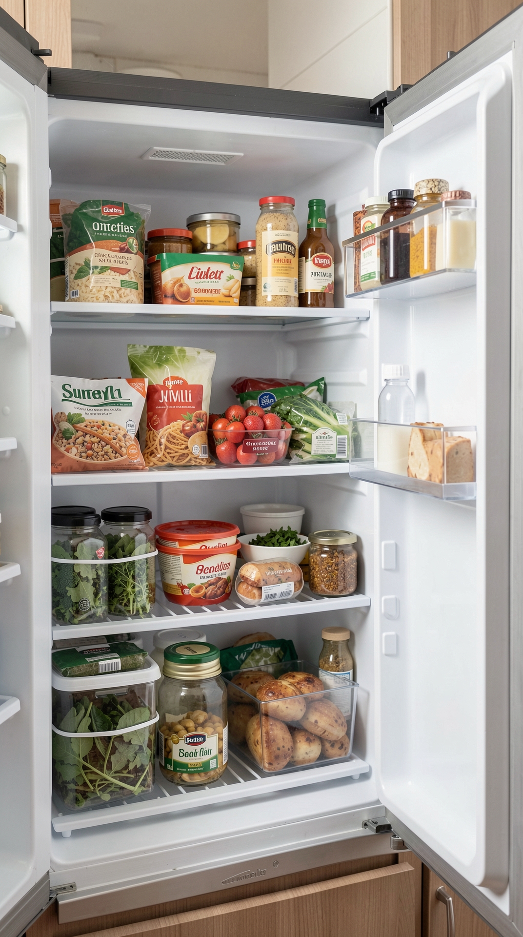 Easy Ways To Improve Fridge Storage For Safer Storage featured image showing fridge storage in a real home kitchen