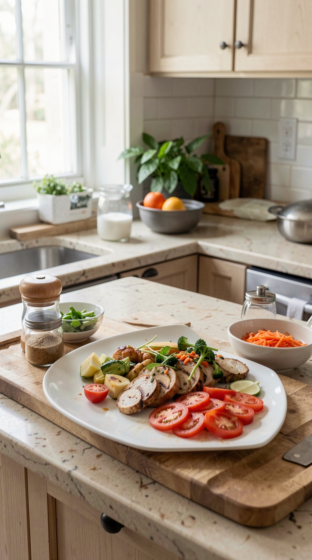 Easy Ways To Improve Prep Stations For Clearer Kitchen Routines featured image showing prep stations in a real home kitchen