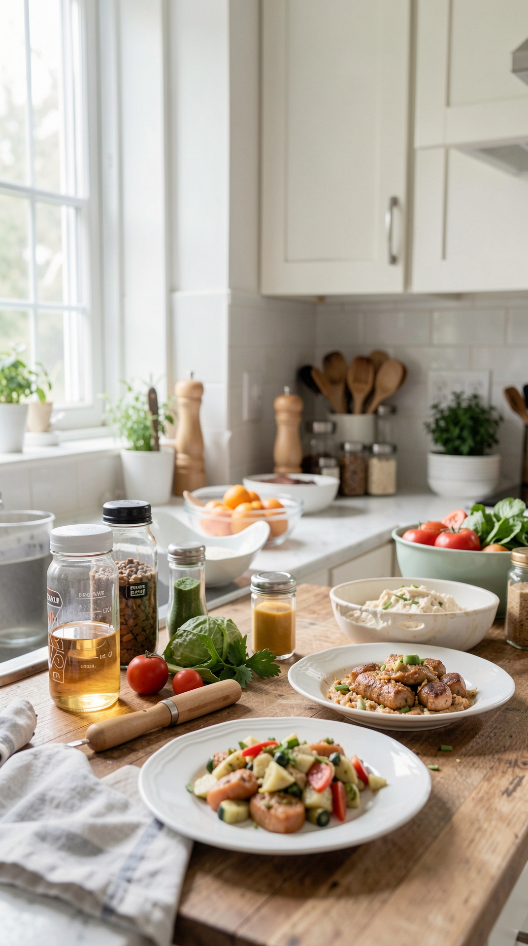 Easy Ways To Improve Prep Stations For Simpler Cleanup featured image showing prep stations in a real home kitchen