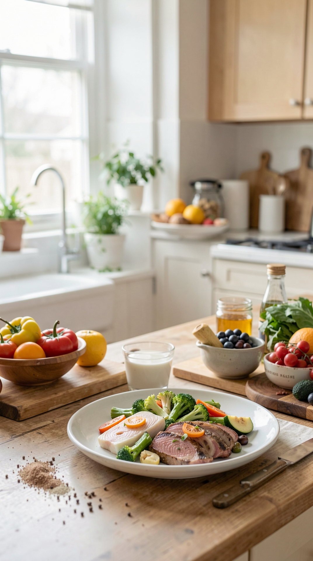 Easy Ways To Improve Weekly Shopping Lists For Less Food Waste featured image showing weekly shopping lists in a real home kitchen