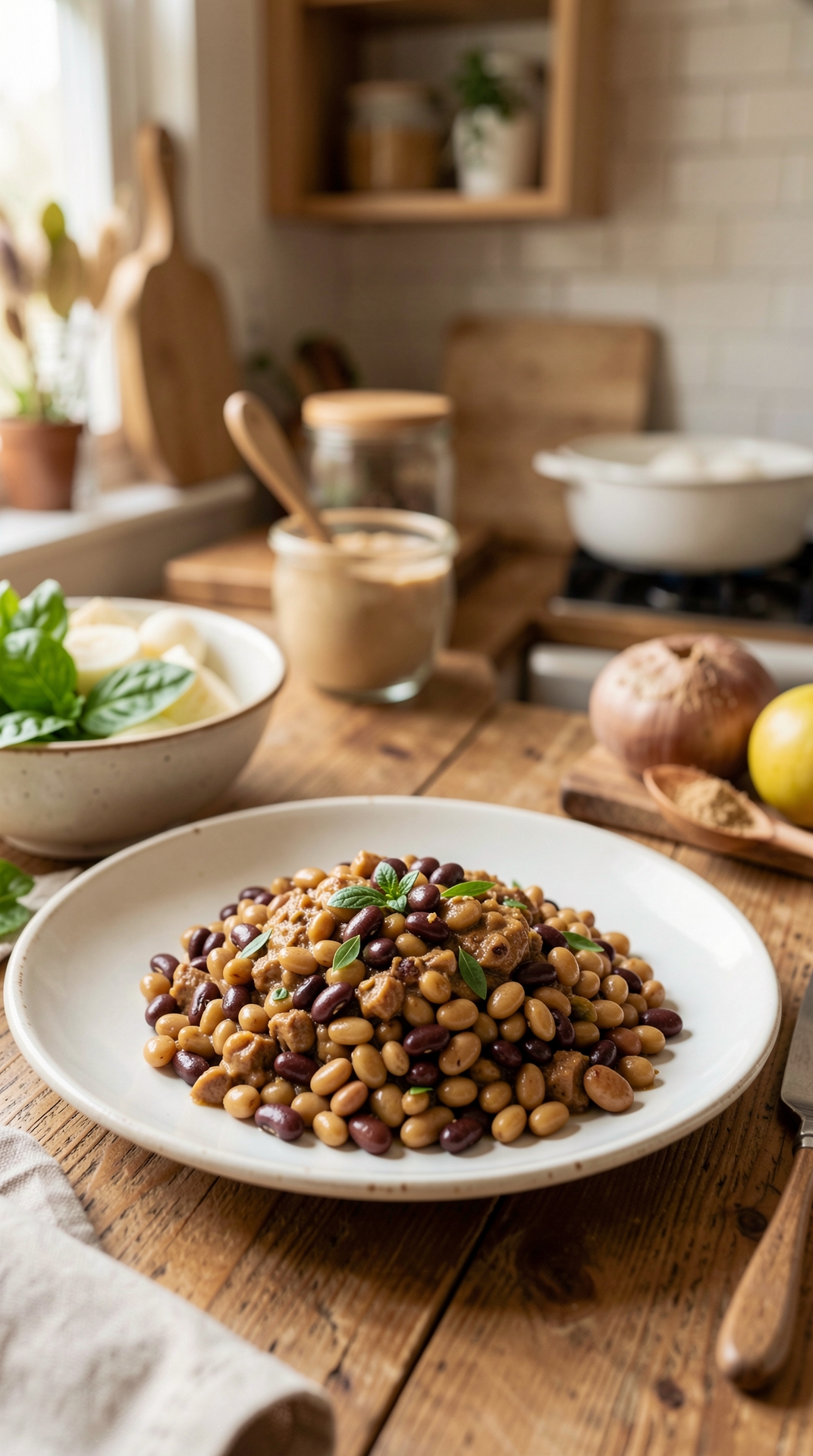 How To Choose Beans For Stronger Flavor featured image showing beans in a real home kitchen