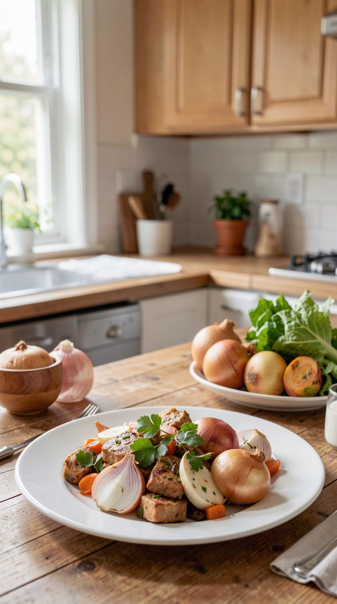 How To Choose Onions For Better Shelf Life featured image showing onions in a real home kitchen