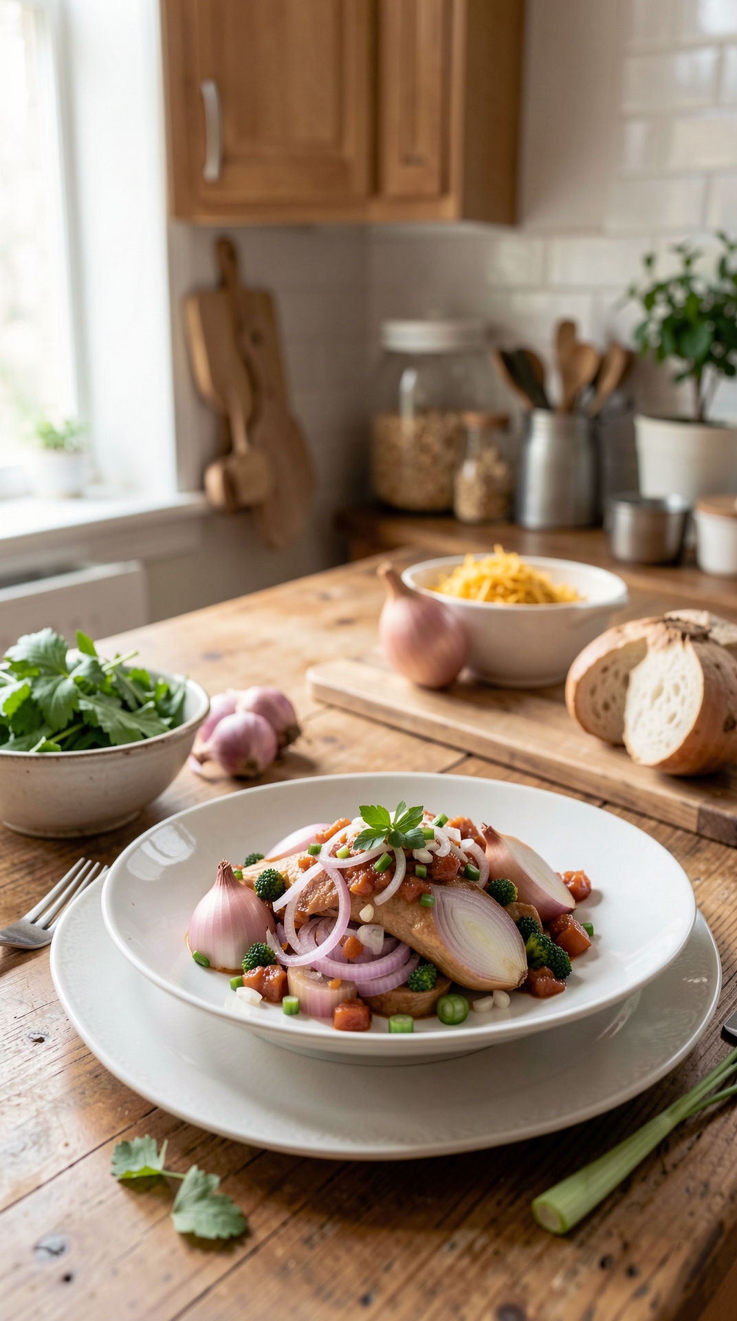 How To Choose Onions For Stronger Flavor featured image showing onions in a real home kitchen