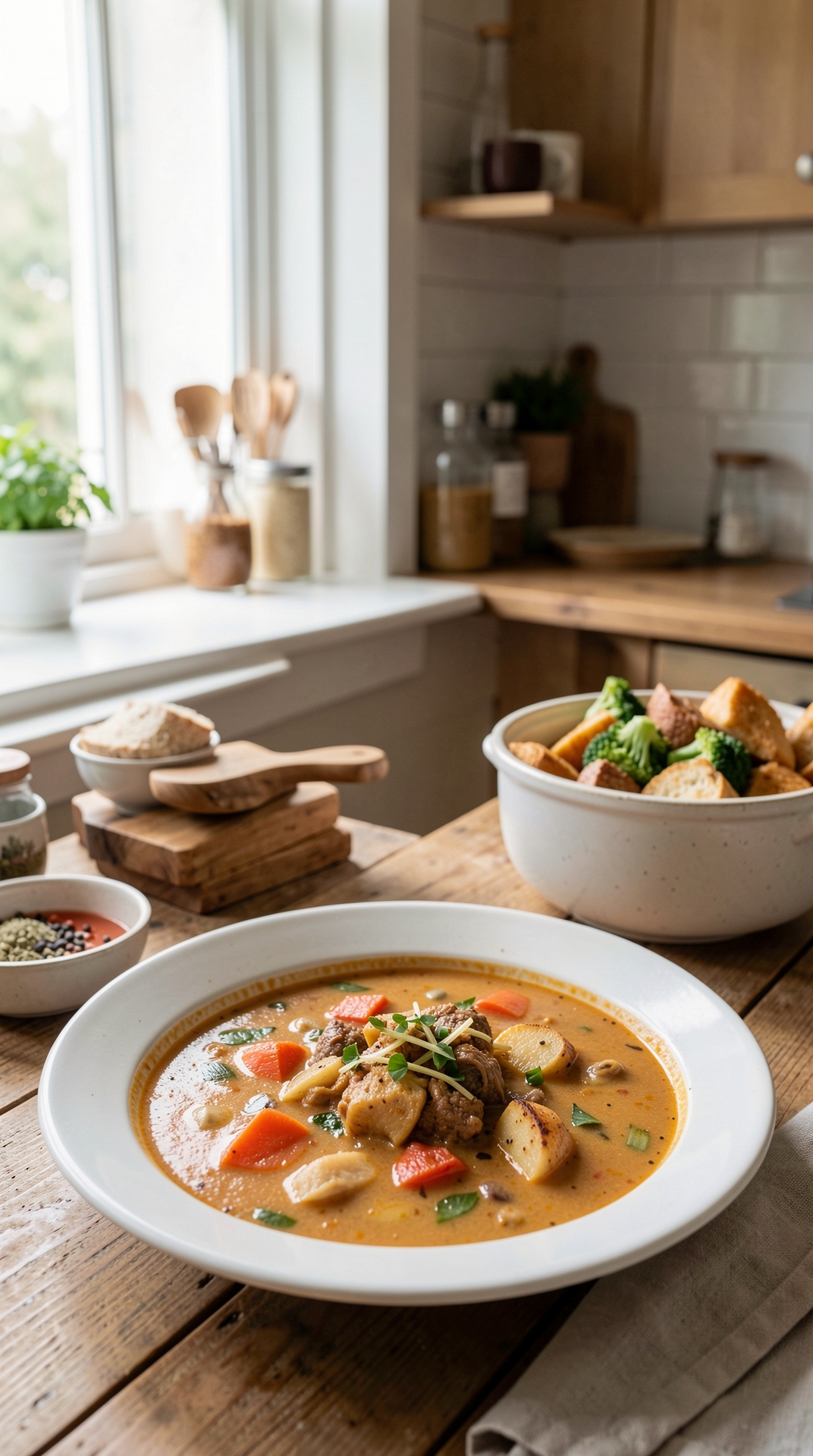 How To Fix Building Soups For Better Browning featured image showing building soups in a real home kitchen