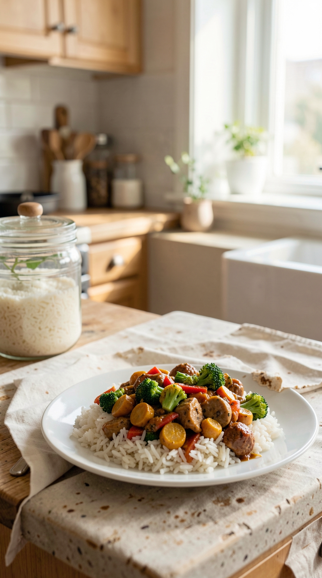 How To Fix Cooking Rice For Less Guesswork featured image showing cooking rice in a real home kitchen