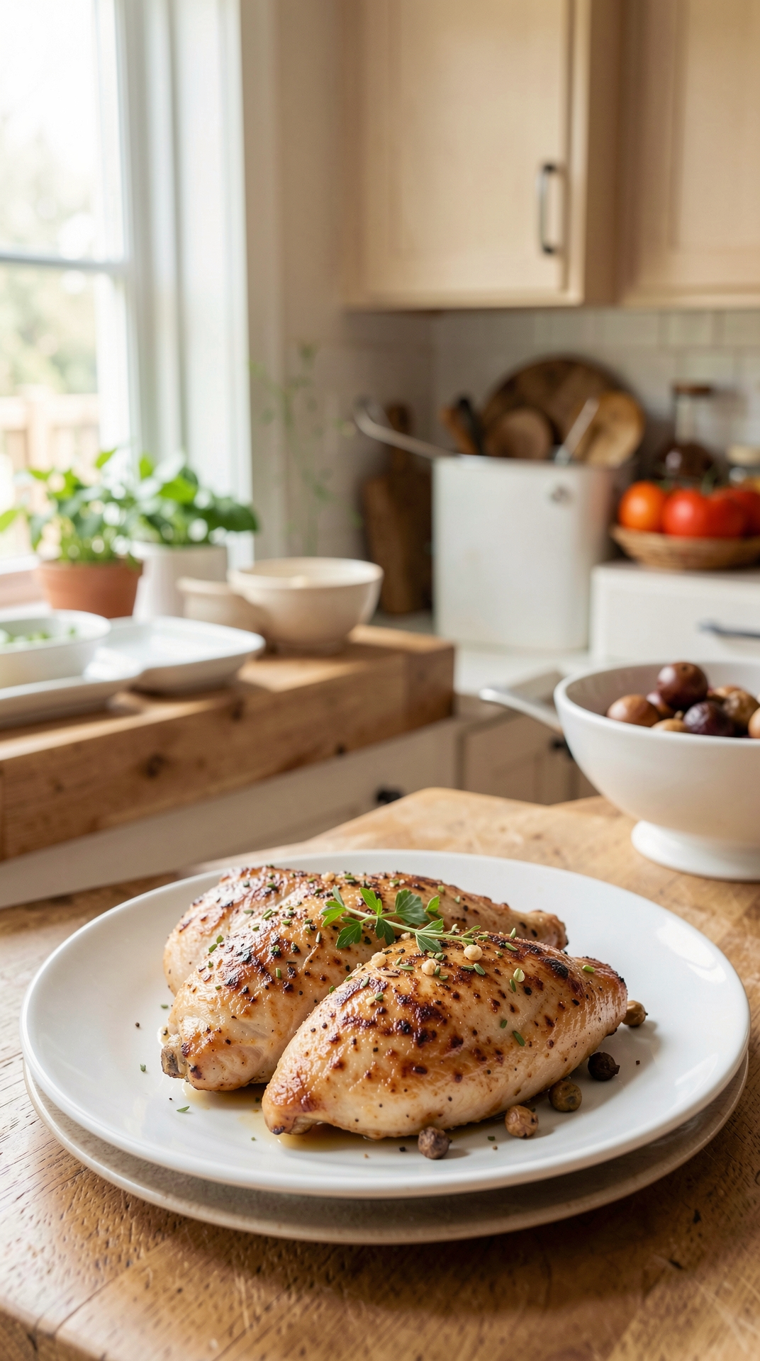 How To Fix Pan-Searing Chicken For Less Guesswork featured image showing pan-searing chicken in a real home kitchen