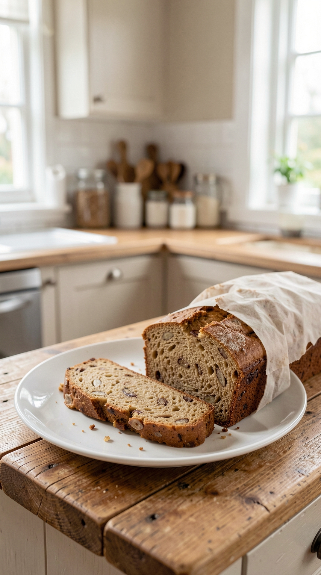 How To Improve Banana Bread For Cleaner Flavor featured image showing banana bread in a real home kitchen