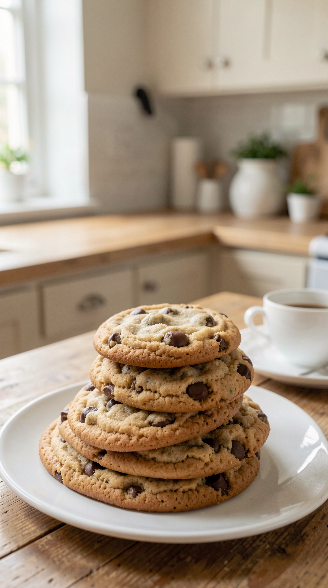 How To Improve Cookies For Better Texture featured image showing cookies in a real home kitchen