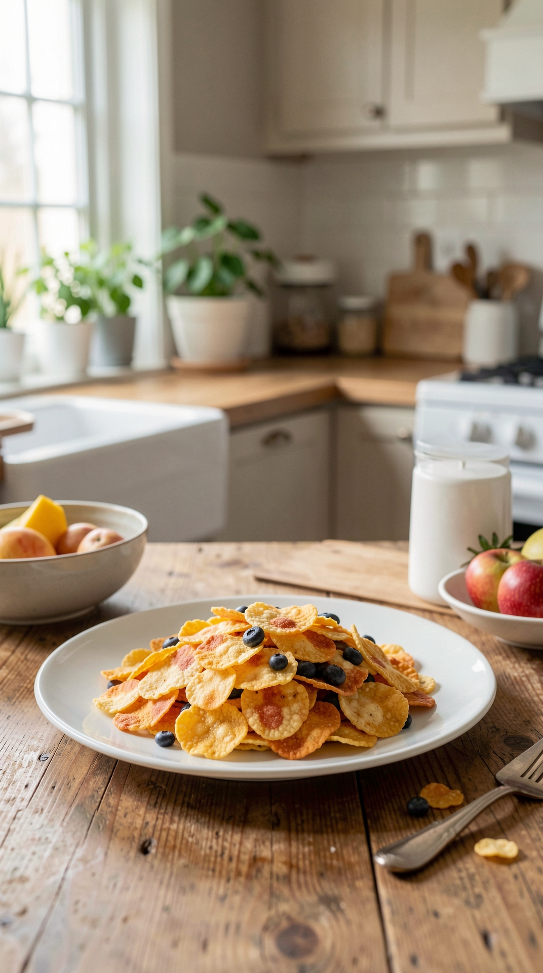 How To Improve Fruit Crisps For Better Texture featured image showing fruit crisps in a real home kitchen