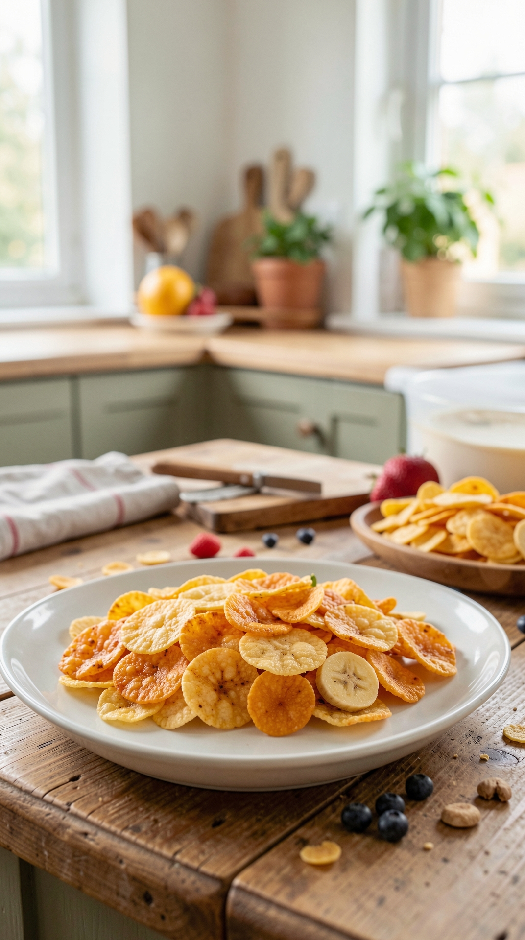 How To Improve Fruit Crisps For Better Texture featured image showing fruit crisps in a real home kitchen